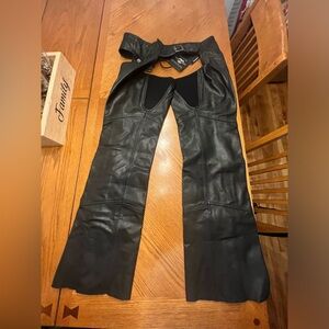 Women Harley, leather chaps